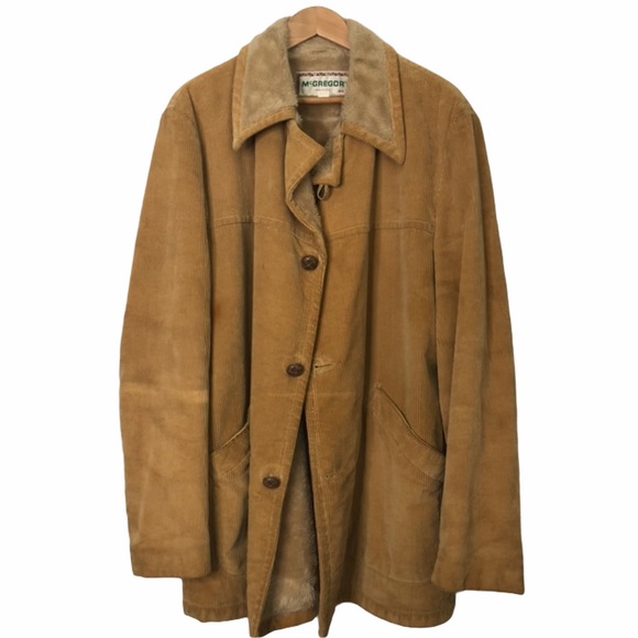 Vintage McGregor Faux Shearling Lined Barn Coat chore coat work coat - Picture 1 of 15